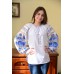Embroidered blouse "Zgarda Blue"